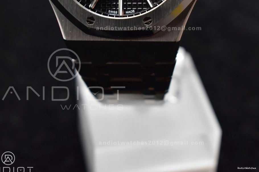 DailyWear Clone APSF Bracelet Oak SS 443 15500 Dial Edition on Super Black Royal Textured 1:1 A4302 SS 41mm Best 0122